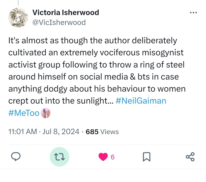 Neil Gaiman accused of sexual assault