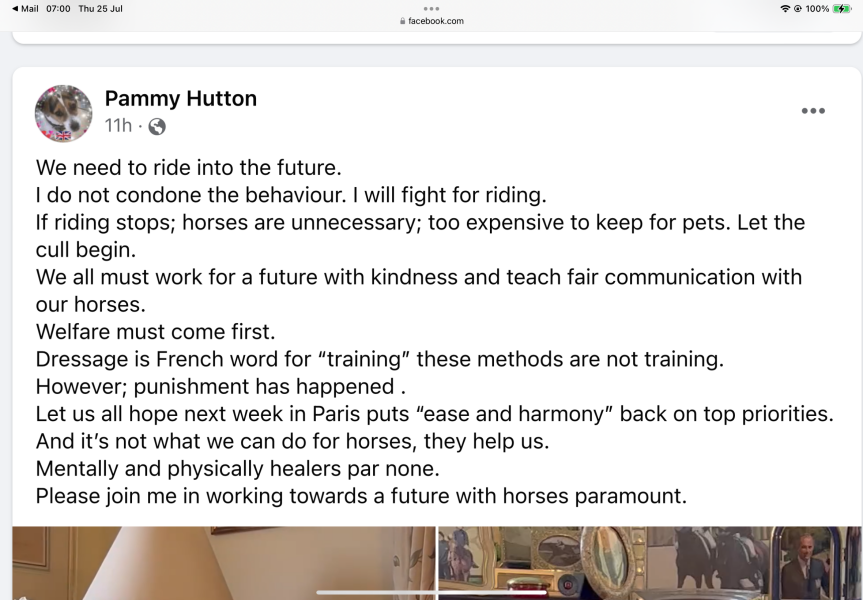 Pammy Hutton Speaks Out