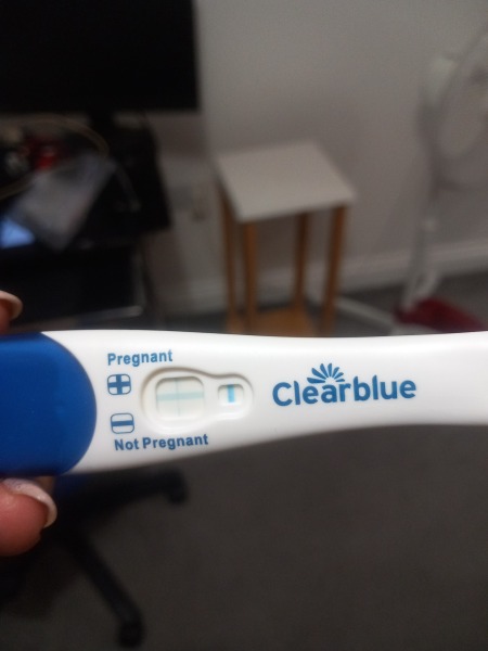Faint positive Clear Blue