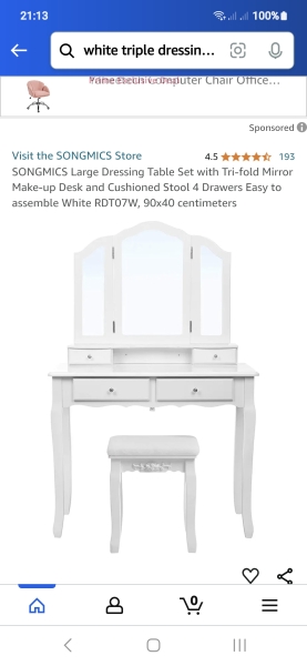 Dressing table