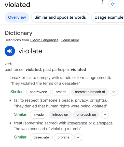 Violated by MIL