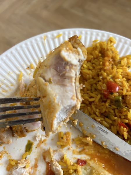 Undercooked/bad chicken when pregnant