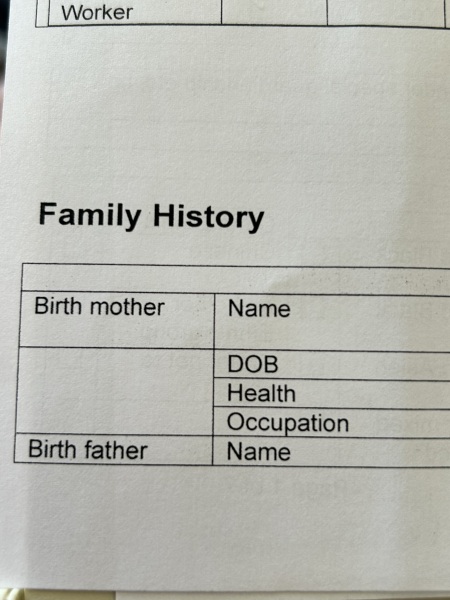 What do I put in ‘health’ on this assessment form?