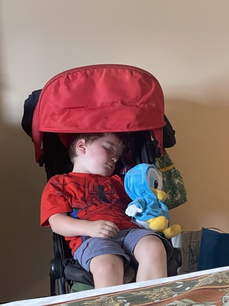 Buggy/pushchair for 4yo (Disneyland trip)