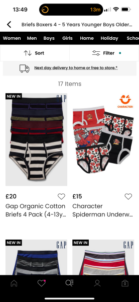 To be missing size 4-5?