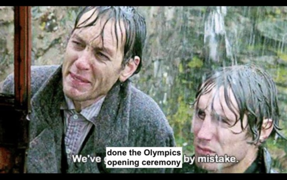 Getting wet on a river, Olympic Opening Ceremony thread deux