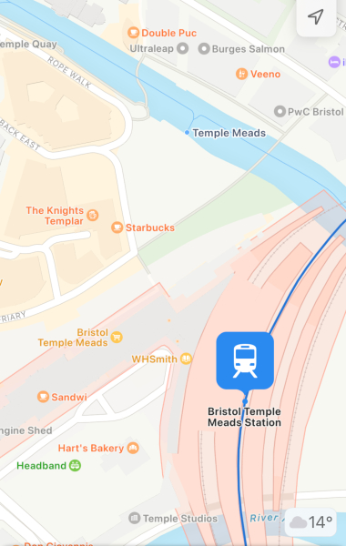 Good place for coffee and a catch up near Bristol Temple Meads?