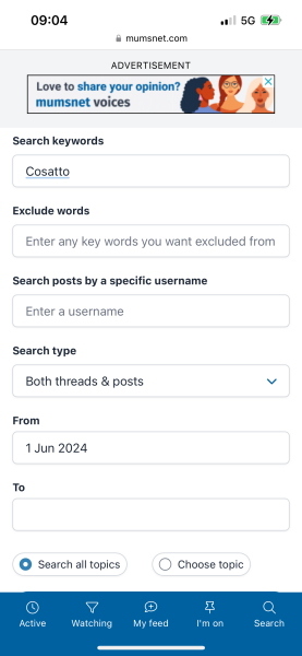 Is there a way to search for a specific word only, and not similar words?