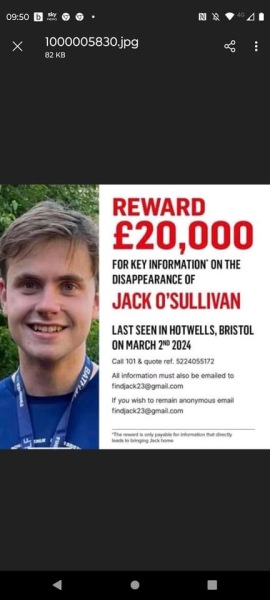 MISSING PERSON - To ask you all to memorise his face