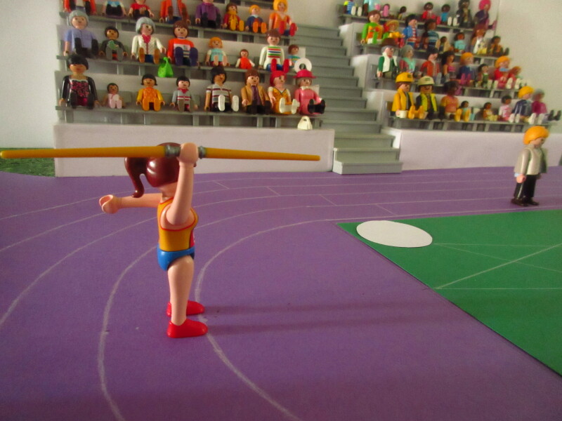 It's time for the Olympic Games for the Playmobil people in our house...