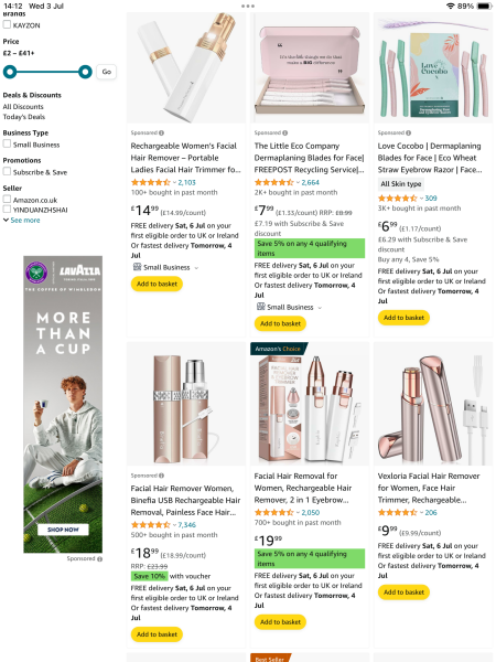 S&B experts facial hair removal advice please