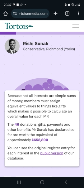 Keir Starmer accepted £76,000 of freebies