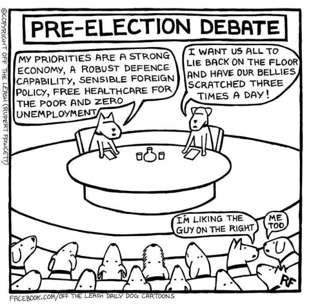 If your dog could vote. What policies would they support?