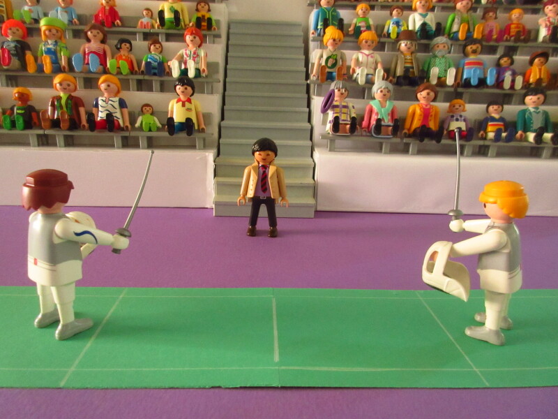 It's time for the Olympic Games for the Playmobil people in our house...