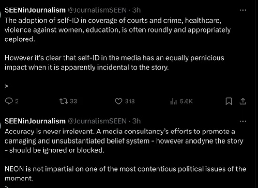 SEENinJournalism thread about media consultancy company NEON