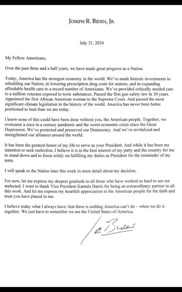 Joe Biden is out - God bless him