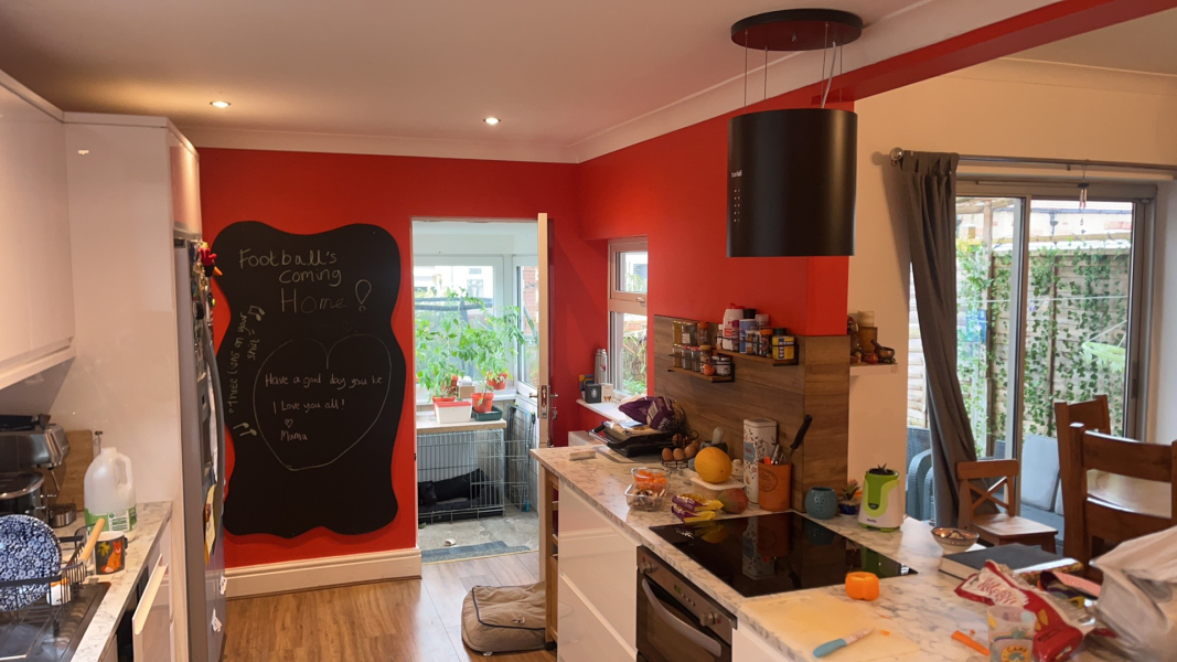 Painting kitchen as a surprise for DH