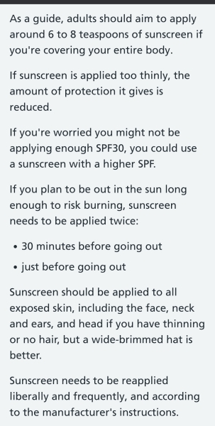 Help settle an argument about correct / safe sun screen practice?