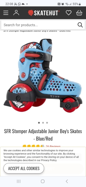 To get a 4 year old skates