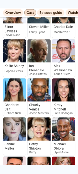 BBC CASUALTY: He's gone and we just move on (no notice needed)
