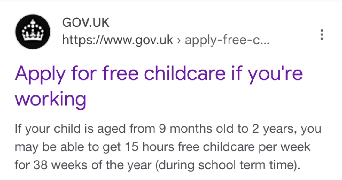 Free 15 hours during summer holidays?