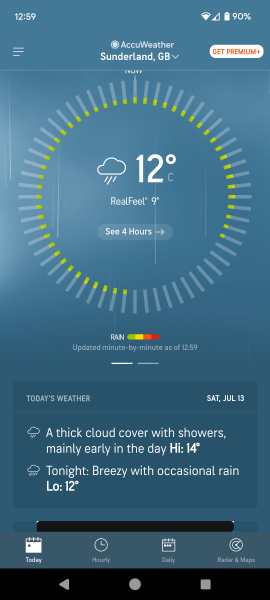 To think it'd not be mad to put the heating on?