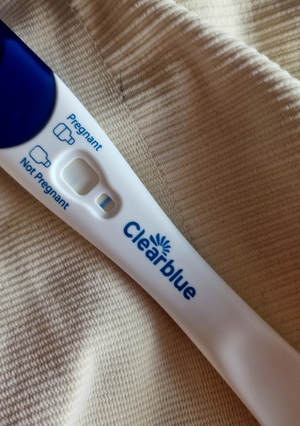 Clear blue test. Evap line or positive