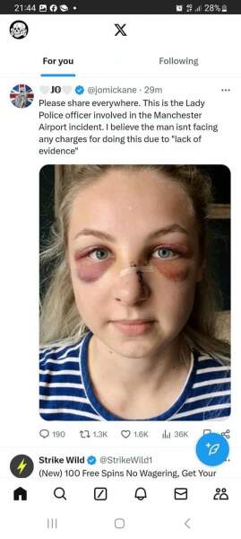 Manchester Airport Incident