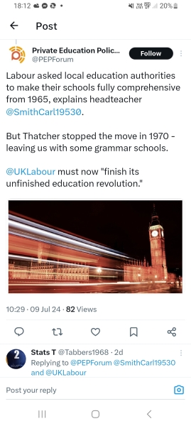 Labour to reduce number of Grammar/Selective school places?