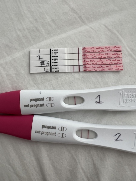 Pregnancy first cycle after CP