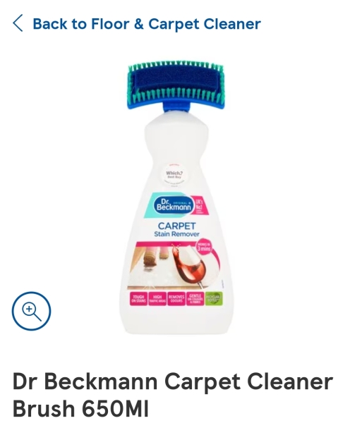 How to remove vomit stains from cream carpet?