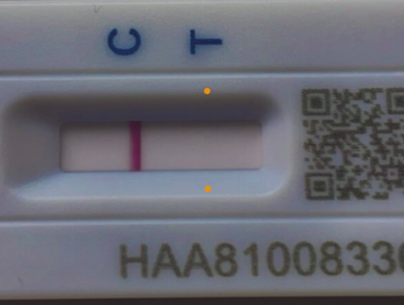 Is this a faint line on a COVID test?