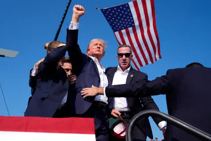 To have grudging respect for how Trump styled it out