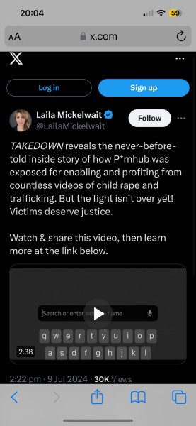 Pornhub - ***MNHQ adjusting subject line to add that the thread is regarding Laila Mickelwait and her work***