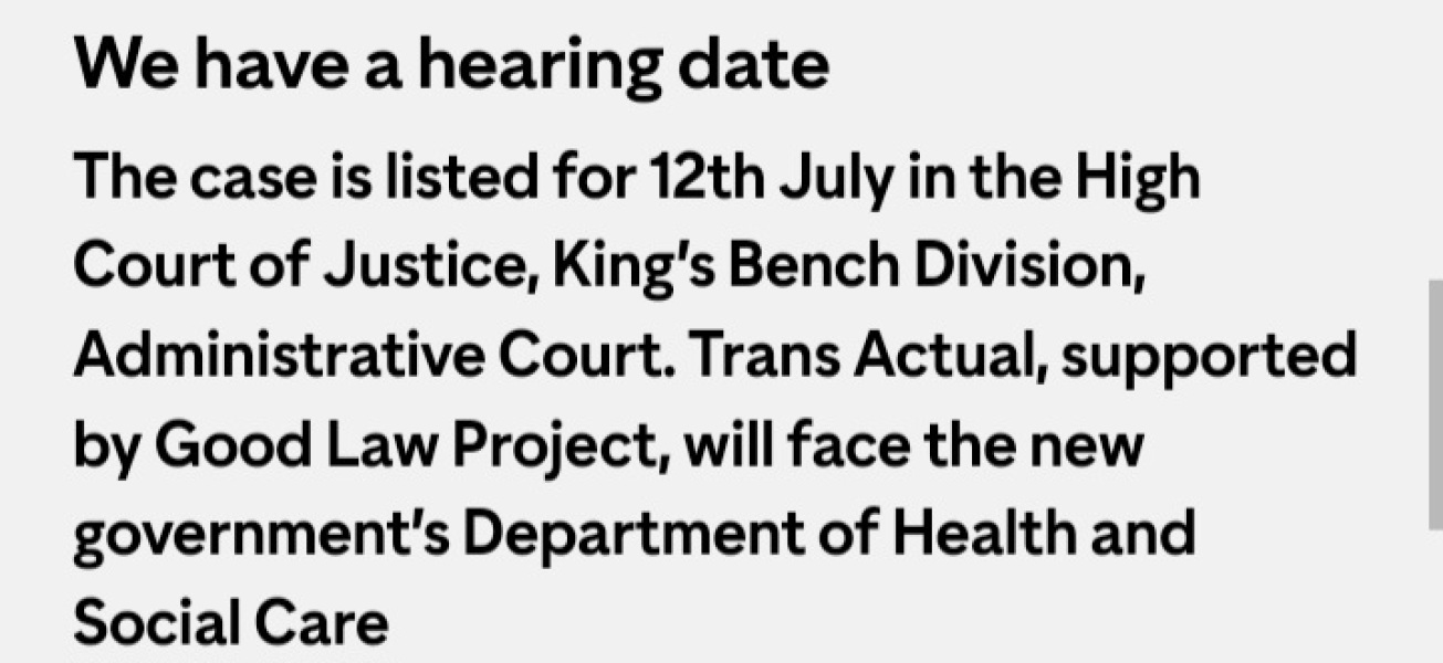 Legal challenge to UK ban of puberty blockers