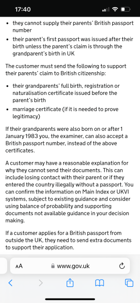 Passport office wanting GREAT Grandmother’s birth certificate