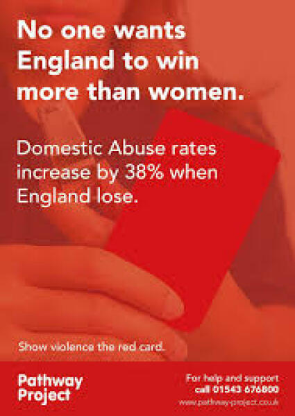 It is unacceptable that Domestic Violence increases when England play football