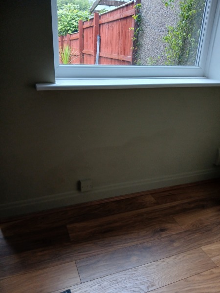 What is this patch on the wall?