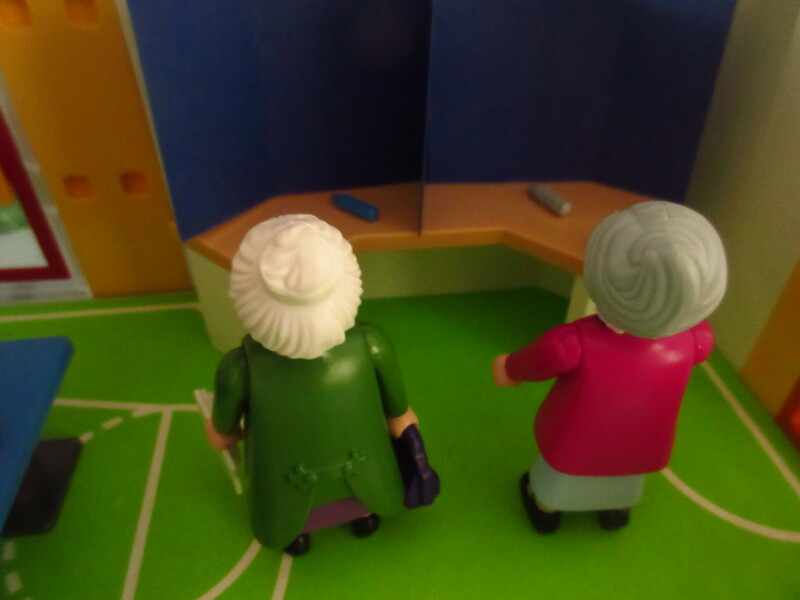 It's general election day for the Playmobil people in our house.