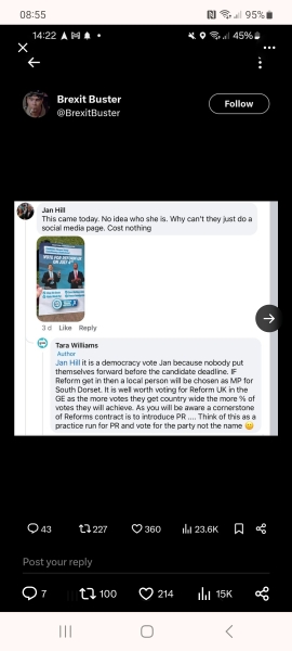 Was your Reform candidate a fake?