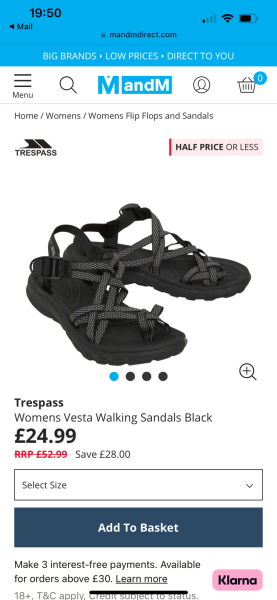Nice sandals that I can walk all day in