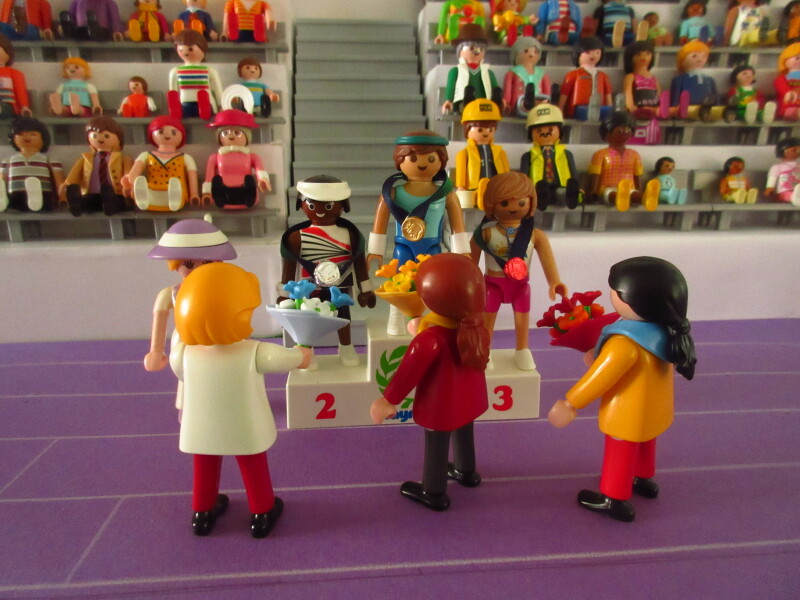 It's time for the Olympic Games for the Playmobil people in our house...