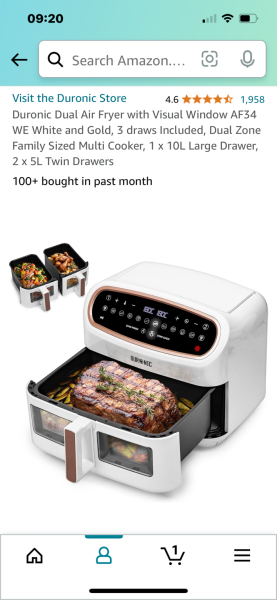 Which ninja? Foodi health grill and air fryer or 2 drawer air fryer