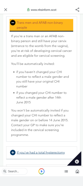 All women and people with a cervix every five years now smear test