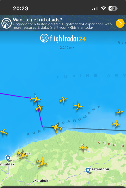 Flight radar fans - what might this mean?