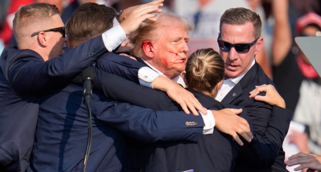 Trump’s human sheilds