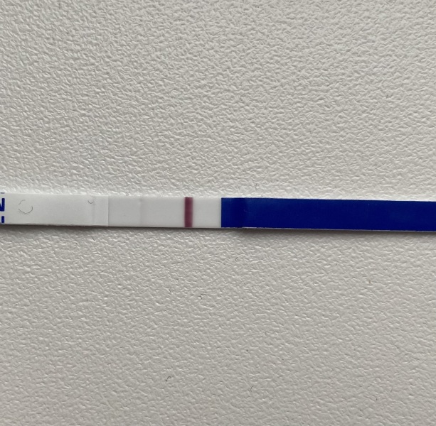 Can someone please have a look at this test for me (faint line)