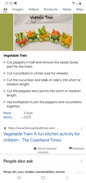Fun shaped foods for fussy DC