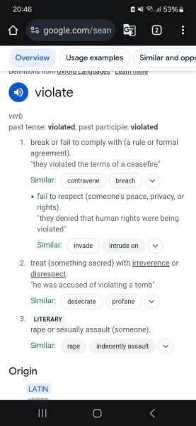 Violated by MIL