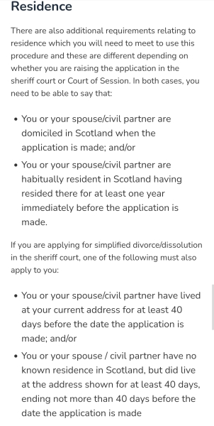 Need help with DIY divorce (Scotland)